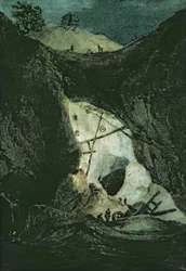 La mina Parys en Anglesea, c.1805